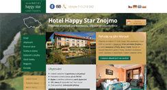 Desktop Screenshot of hotelhappystar.cz